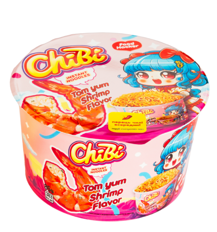 Локшина швидкого приготування зі смаком том яму, 85 г, Chibi