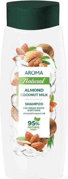 Шампунь Natural Almond Coconut Milk 400 мл,, AROMA
