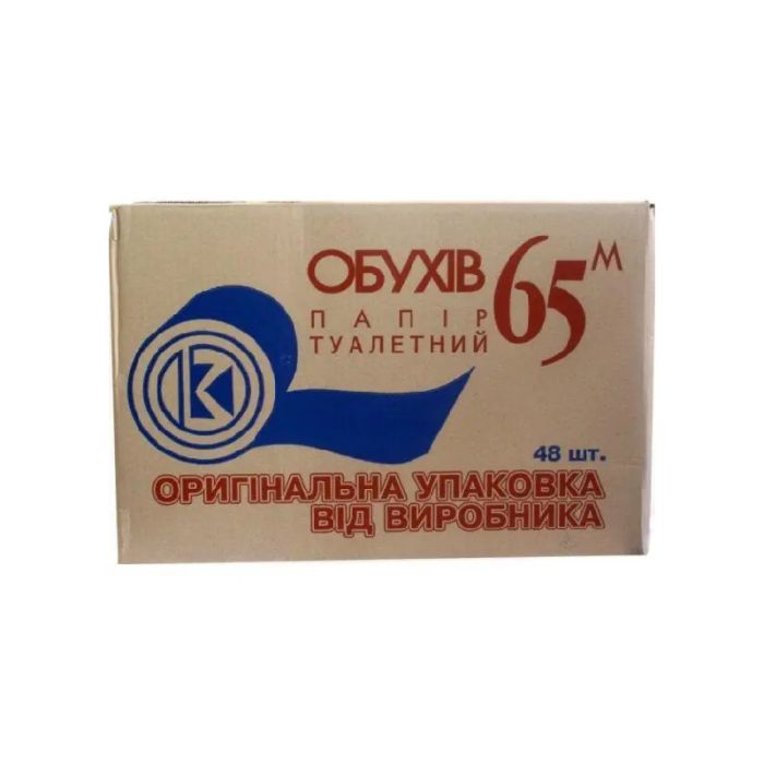 Туалетний папір Обухов 65 м, 48 шт