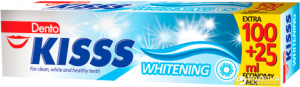 Зубна паста Whitening 125 мл, , DENTO KISS