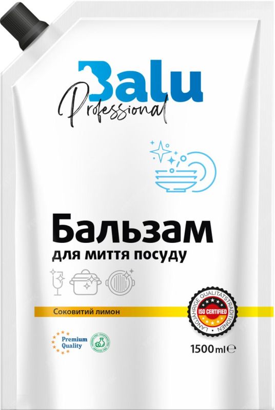 Засіб для миття посуду Соковитий лимон дойпак 1500 мл,, BALU