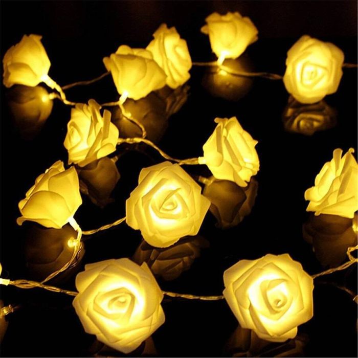 Новорічна гірлянда,Троянда, 20 LED
