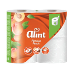 Туалетний папір білий тришаровий Peach, 4 шт,, ALINT