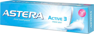 Зубна паста Active 3 110 мл, , ASTERA