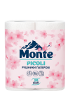 Рушник паперовий білий Picoli 2 шт, 2-шар, , MONTE