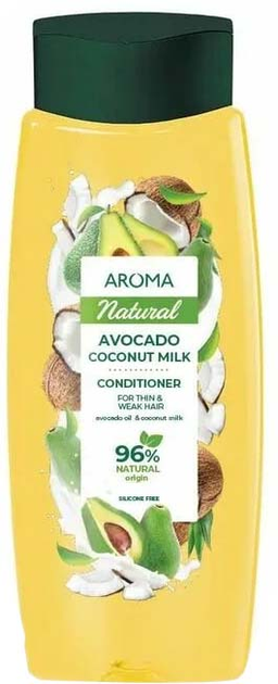 Кондиціонер для волосся Natural Avocado Coconut Milk 400 мл,, AROMA
