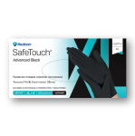 Рукавички одноразові нітрилові чорні XL, 50пар (100шт), SAFE TOUCH