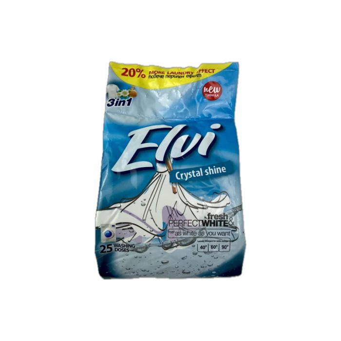 Пральний порошок Crystal Shine, 2 кг, ELVI