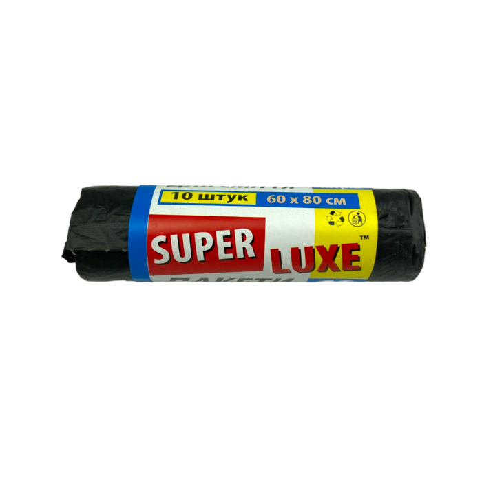 Пакети для сміття, 60 л, 10 шт,, SUPER LUXE