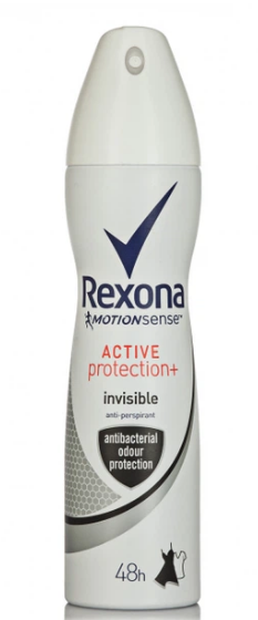 Дезодорант жіночий, Antibacterial+Invisible 150 мл, REXONA