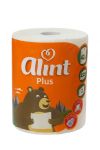 Рушник паперовий білий Plus 1 шт, 2-шар, 220 відривів,, ALINT
