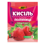 Кисіль "Полуниця" 60 гр, ЮНА-ПАК