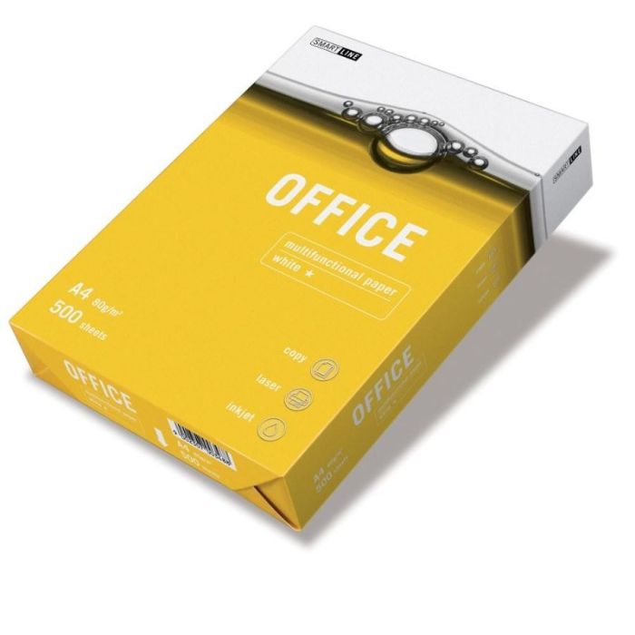 Папір офісний OFFICE А-4, 500 листів,, Smart Line