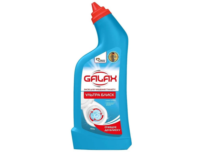 Гель для чищення унітазів Ультра блиск 750 мл,, GALAX