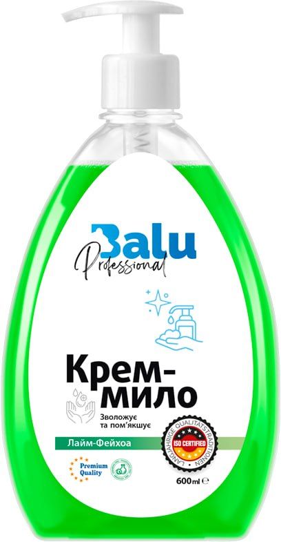 Крем-мило рідке Лайм-Фейхоа 600 мл,, BALU