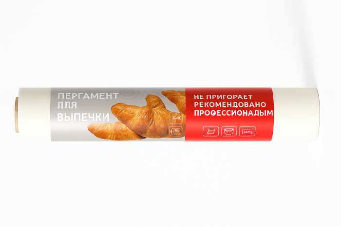 Пергамент харчовий, білий, силіконізований, 150 м х 42 см, ASSISTANT