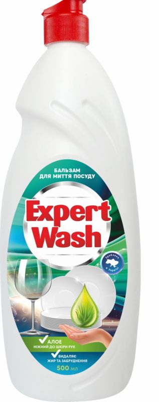 Засіб для миття посуду Алое 500 мл,, EXPERT WASH