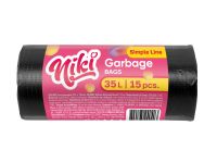 Пакети для сміття,  35 л, 15 шт, TM Nikі