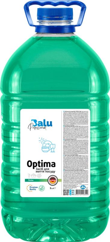 Засіб для миття посуду OPTIMA Лайм, 5л,, BALU