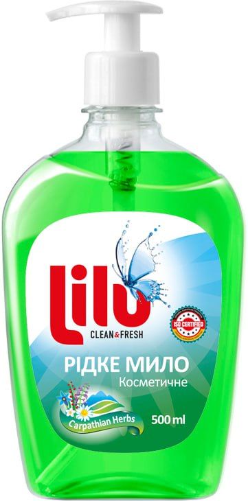 Мило рідке косметичне Карпатські трави 500 мл, , LILU