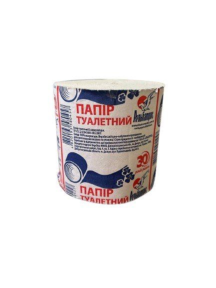 Туалетний папір із макулатури 30 років разом, , АЛЬБАТРОС