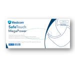 Рукавички латексні М, 25 пар (50шт), SAFE TOUCH
