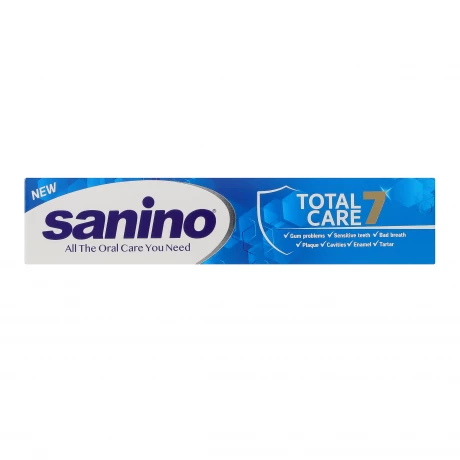 Зубна паста Комплексний догляд TOTAL CARE, 75 мл,, SANINO