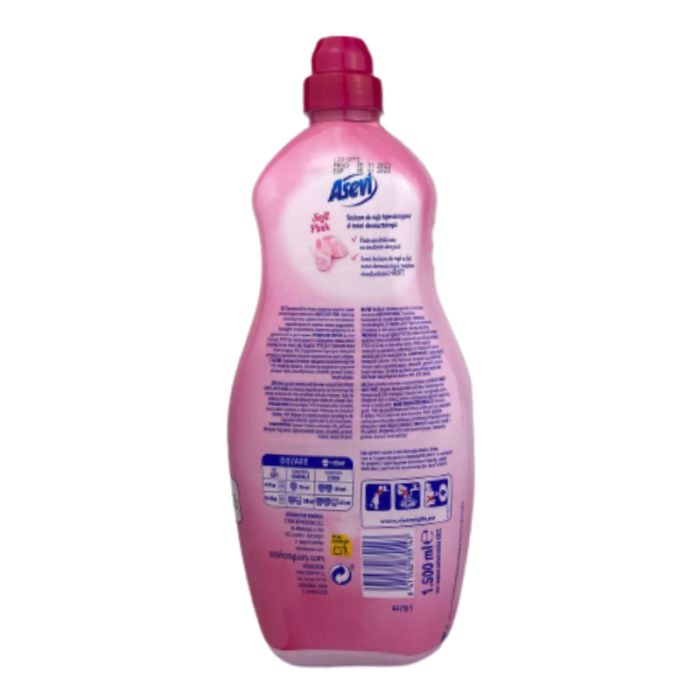 Кондиціонер-ополіскувач для прання,Soft pink, 1500 мл, ТМ ASEVI