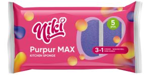 Губка кухонна PUR PUR MAX  5шт, TM Nikі