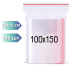 Пакети з замком Zip-lock 100х150, 100шт
