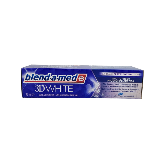 Зубна паста 3D White Арктична Свіжість 75мл, BLEND A MED
